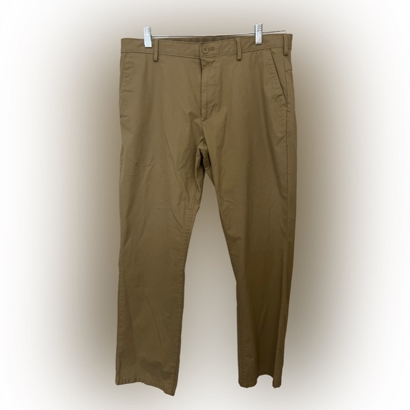 IZOD - Khaki Straight Leg Pants - Picture 3 of 4